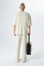 Basıc Oversize Takım Bej