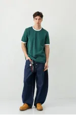 Kısa Kollu Regular Fit Tişört Nefti