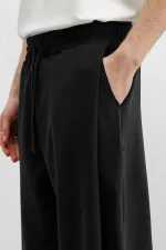 Balloon Fit Pantolon Siyah