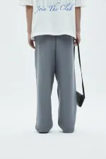Rahat Kalıp Lyocell Kumaş Pantolon Gri