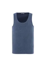 Washable Tank Top Camisole Athletic Wear Indigo