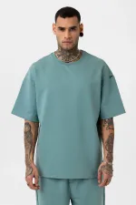 Paça Lastikli Basic Oversize Eşofman Takımı Mint