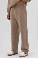 Basic Baggy Eşofman Alt Vizon