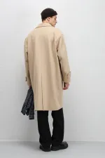 Manteau beige oversize