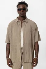 Basic Oversize Ottoman Takım Vizon