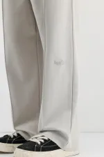 Baggy Fit Eşofman Alt Ice Grı