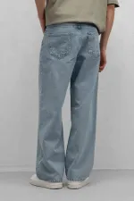 Relaxed Fıt Jean Açık Mavi Melanj