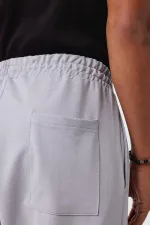 Basic Bel Lastikli  Eşofman Alt Gri