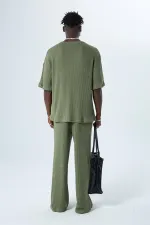 Basıc Oversize Takım Haki