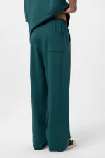 Care About Printed Oversize Tracksuit Set - Black Petrol