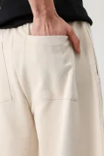 Balloon Fit Eşofman Alt Taş