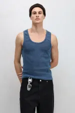 Washable Tank Top Camisole Athletic Wear Indigo