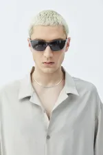 Basıc Oversize Keten Takım Bej