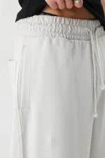 Balloon Fit Eşofman Alt Açık Gri