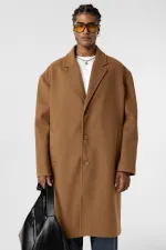 Oversize Uzun Kaşe Kaban Taba