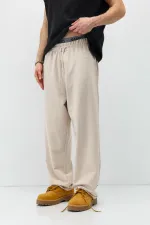 Basic Bel Lastikli  Eşofman Alt Taş