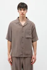 Ensemble Relax Fit en mélange modal couleur vison