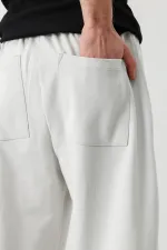 Balloon Fit Eşofman Alt Açık Gri