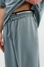 Modal Karışımlı Baggy Eşofman Alt Petrol