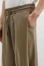 Balloon Fit Pantolon Haki