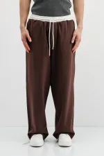 Baggy Fit Eşofman Alt Kahve