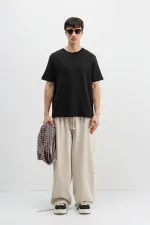 Baggy Fit Sweatpants Stone