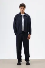 Relax Fit Ceket Lacivert
