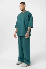 Süper Oversize Takım Petrol