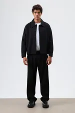 Relax Fit Ceket Siyah