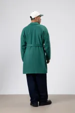 Kemerli Oversize Kaşe Kaban Nefti