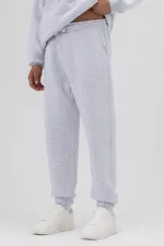 Basic Paça Lastikli Eşofman Alt Karmelanj