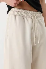 Balloon Fit Eşofman Alt Taş