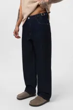 Relaxed Fit Jean Koyu Mavi