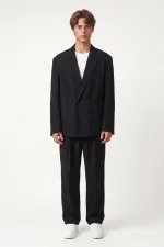 Oversize Lyocell Blend Set Black