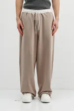 Baggy Fit Eşofman Alt Vizon