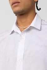 Oversize Washed Poplin Shirt, Ecru