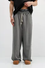 Baggy Fit Eşofman Alt Füme