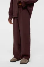 Baggy Fit Modal Kumaş Pantolon Kahve