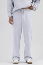 Basic Baggy Eşofman Alt Gri