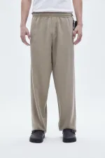 Rahat Kalıp Lyocell Kumaş Pantolon Haki