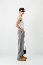 Super Baggy Fit Jean Antrasit