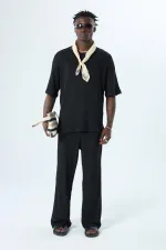 Basıc Oversize Takım Siyah