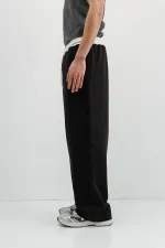 Baggy Fit Eşofman Alt Siyah