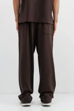 Modal Karışımlı Baggy Eşofman Alt Kahve