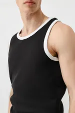 Oversize Askılı Tişört Siyah