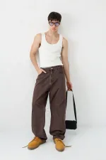 Baggy Fit Jean Kahve