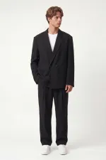 Oversize Lyocell Blend Set Black