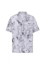 Desenli Fitilli Oversize Gömlek Desen-1