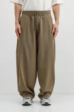 Balloon Fit Pantolon Haki