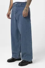 Super Baggy Fit Jean Destroyed Denim